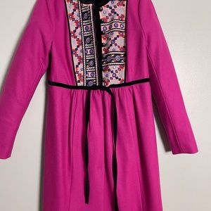 Plenty by Tracy Reese Pink and Black Coat